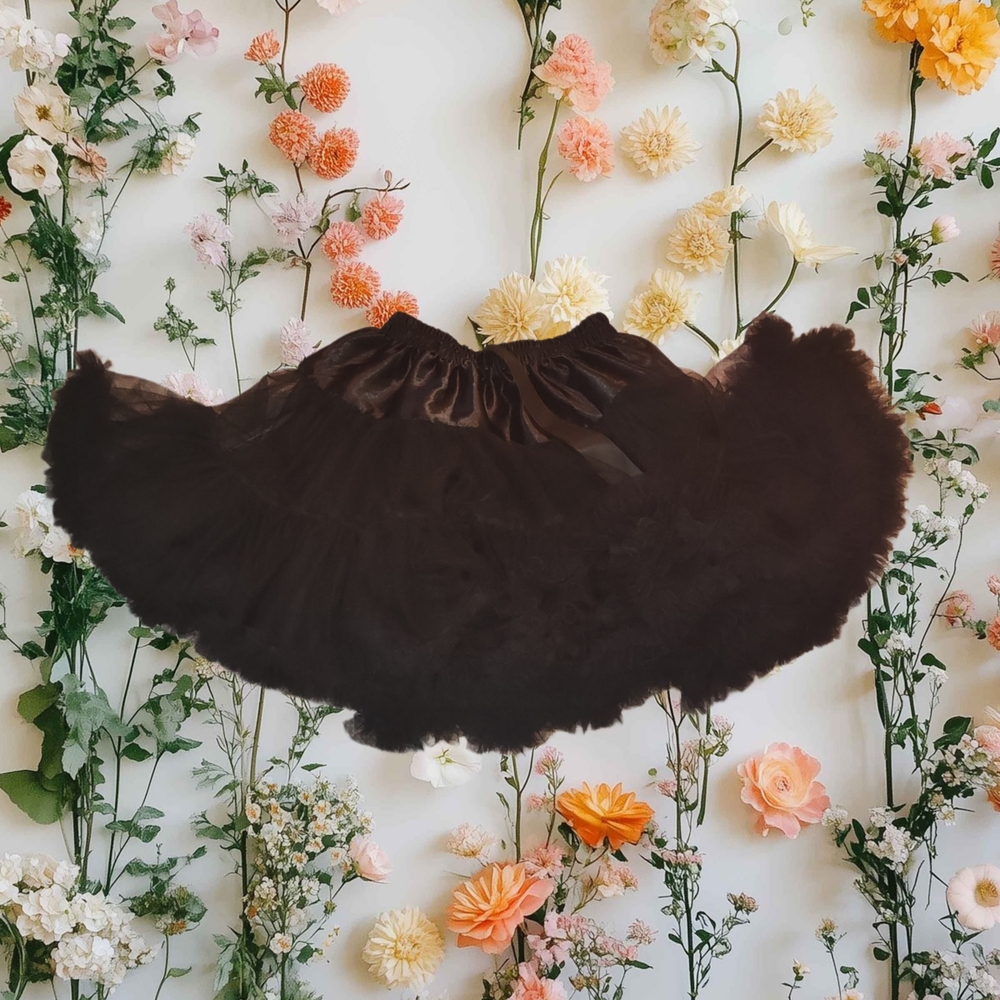 Elegant Black Short Petticoat